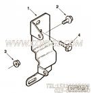 【空气压缩机支撑】康明斯CUMMINS柴油机的3071216 空气压缩机支撑