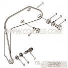 【空气压缩机支撑】康明斯CUMMINS柴油机的3256581 空气压缩机支撑