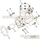 【空气压缩机】康明斯CUMMINS柴油机的3558074 空气压缩机