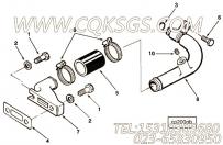 【进气口管】康明斯CUMMINS柴油机的3821392 进气口管