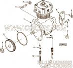 【空气压缩机支撑】康明斯CUMMINS柴油机的3673345 空气压缩机支撑