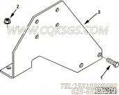 【空气净化器支架】康明斯CUMMINS柴油机的4004455 空气净化器支架