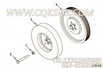 【曲轴皮带轮】康明斯CUMMINS柴油机的4937185 曲轴皮带轮