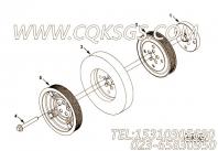 【曲轴皮带轮】康明斯CUMMINS柴油机的4995252 曲轴皮带轮