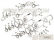 【空气输送管】康明斯CUMMINS柴油机的2862840 空气输送管