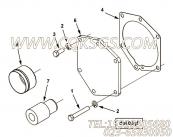 【盖板】康明斯CUMMINS柴油机的3637037 盖板