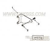 【管支撑】康明斯CUMMINS柴油机的3283584 管支撑