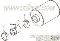 【空气管】康明斯CUMMINS柴油机的4058147 空气管