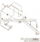 【空气净化器支架】康明斯CUMMINS柴油机的4100072 空气净化器支架